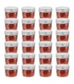 vidaXL Glass Jam Jars with Silver Lids 24 pcs 110 ml