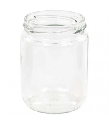vidaXL Glass Jam Jars with White and Red Lid 48 pcs 230 ml