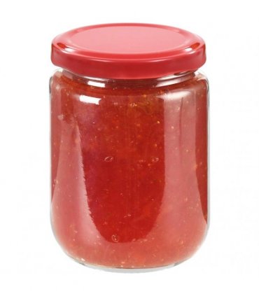 vidaXL Glass Jam Jars with Red Lid 96 pcs 230 ml