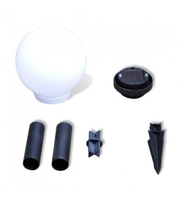 vidaXL Outdoor Pathway Lamps 4 pcs LED 15 cm with Ground Spike