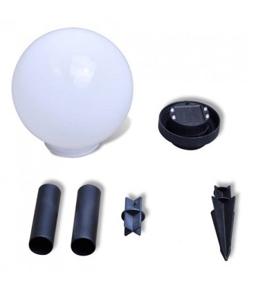 vidaXL Outdoor Pathway Lamps 3 pcs LED 20 cm with Ground Spike
