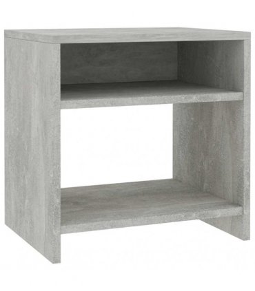 vidaXL Bedside Cabinet Concrete Grey 40x30x40 cm Engineered Wood