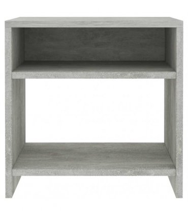 vidaXL Bedside Cabinet Concrete Grey 40x30x40 cm Engineered Wood