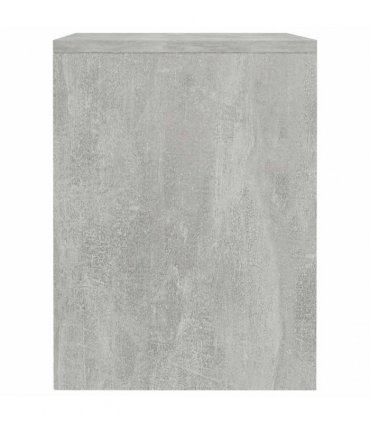 vidaXL Bedside Cabinet Concrete Grey 40x30x40 cm Engineered Wood