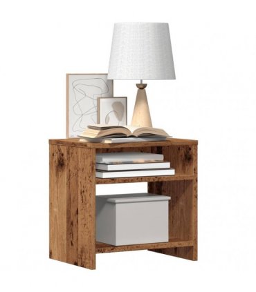 vidaXL Bedside Cabinets 2 pcs Old Wood 40x30x40 cm Engineered Wood