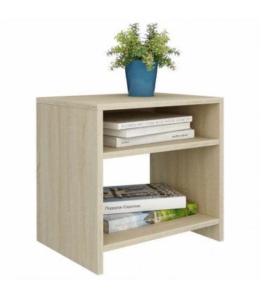 vidaXL Bedside Cabinets 2 pcs Sonoma Oak 40x30x40 cm Engineered Wood
