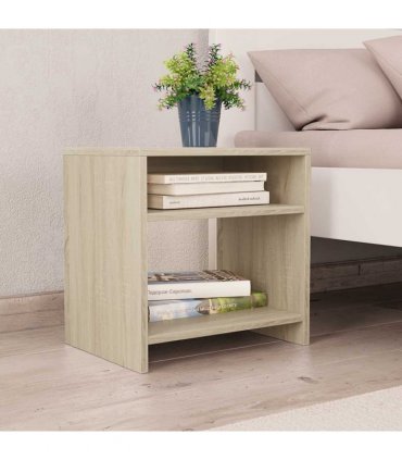 vidaXL Bedside Cabinet Sonoma Oak 40x30x40 cm Engineered Wood