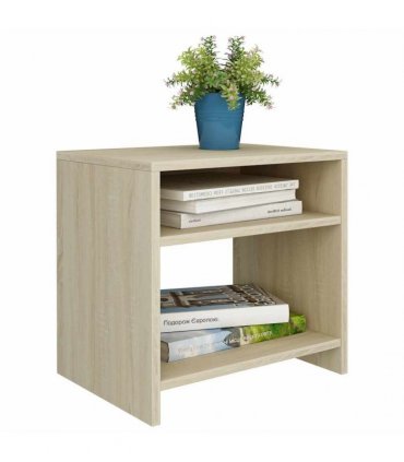 vidaXL Bedside Cabinet Sonoma Oak 40x30x40 cm Engineered Wood