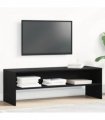vidaXL TV Cabinet Black Oak 120x40x40 cm Engineered Wood