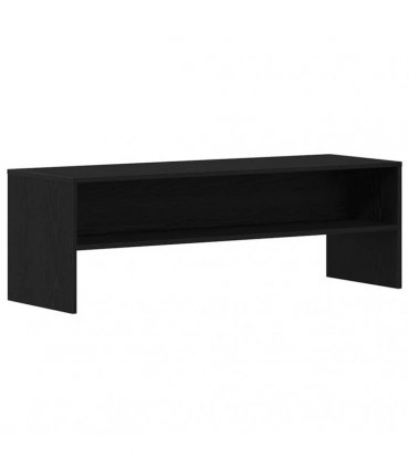 vidaXL TV Cabinet Black Oak 120x40x40 cm Engineered Wood