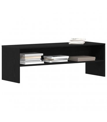 vidaXL TV Cabinet Black Oak 120x40x40 cm Engineered Wood