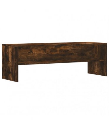 vidaXL TV Cabinet Smoked Oak 120x40x40 cm Engineered Wood