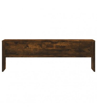 vidaXL TV Cabinet Smoked Oak 120x40x40 cm Engineered Wood