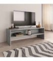 vidaXL TV Cabinet Concrete Grey 120x40x40 cm Engineered Wood