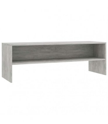 vidaXL TV Cabinet Concrete Grey 120x40x40 cm Engineered Wood