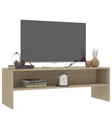 vidaXL TV Cabinet Sonoma Oak 120x40x40 cm Engineered Wood