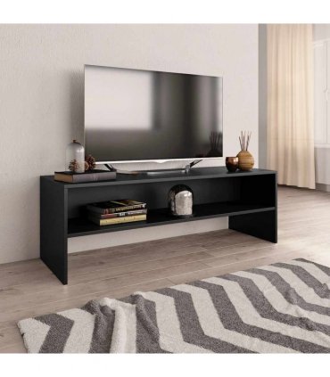 vidaXL TV Cabinet | Black | Engineered wood | Medium | Classic/Traditional