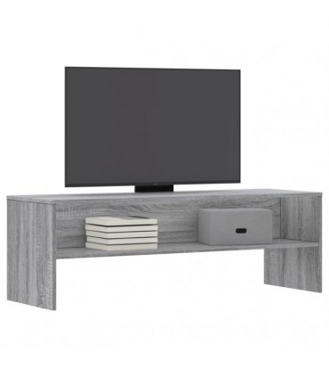 vidaXL TV Cabinet Grey Sonoma 120x40x40 cm Engineered Wood