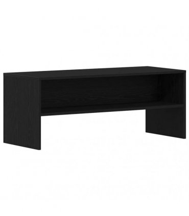 vidaXL TV Cabinet Black Oak 100x40x40 cm Engineered Wood