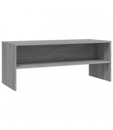 vidaXL TV Cabinet Grey Sonoma 100x40x40 cm Engineered Wood