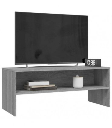 vidaXL TV Cabinet Grey Sonoma 100x40x40 cm Engineered Wood