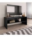 vidaXL TV Cabinet Black 100x40x40 cm Engineered Wood