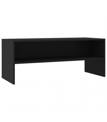 vidaXL TV Cabinet Black 100x40x40 cm Engineered Wood