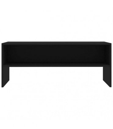 vidaXL TV Cabinet Black 100x40x40 cm Engineered Wood