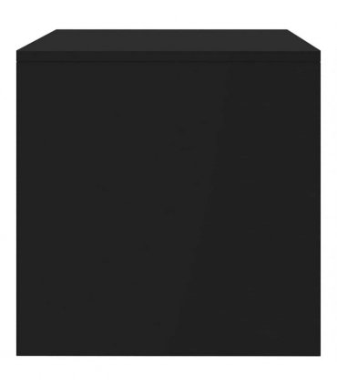 vidaXL TV Cabinet Black 100x40x40 cm Engineered Wood