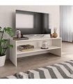 vidaXL TV Cabinet White 100x40x40 cm Engineered Wood