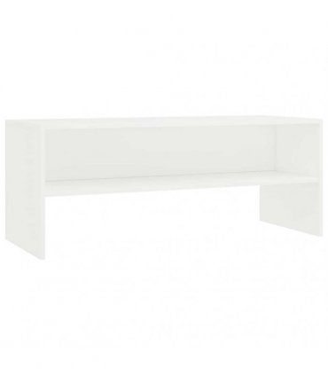 vidaXL TV Cabinet White 100x40x40 cm Engineered Wood