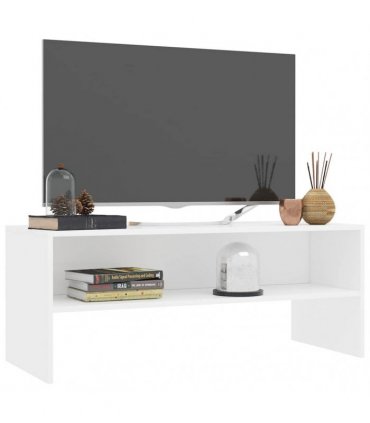 vidaXL TV Cabinet White 100x40x40 cm Engineered Wood