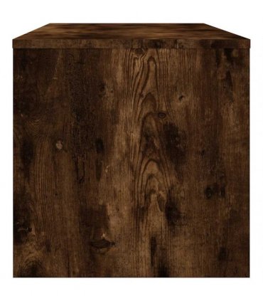 vidaXL TV Cabinet Smoked Oak 100x40x40 cm Engineered Wood