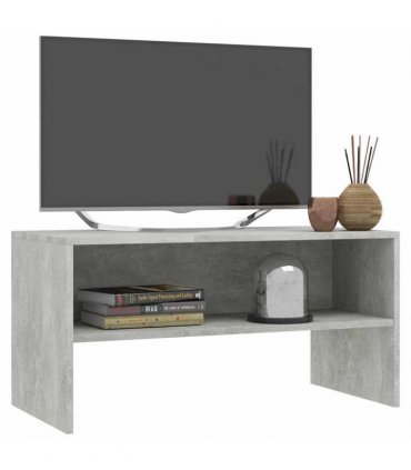 vidaXL TV Cabinet Concrete Grey 80x40x40 cm Engineered Wood