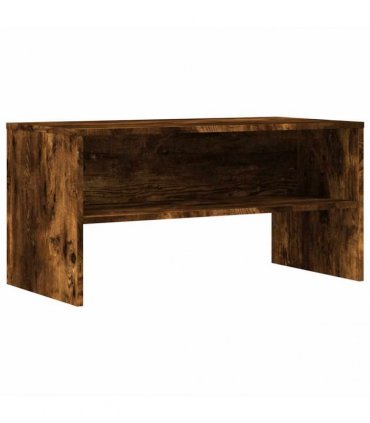 vidaXL TV Cabinet Smoked Oak 80x40x40 cm Engineered Wood