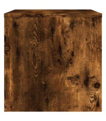 vidaXL TV Cabinet Smoked Oak 80x40x40 cm Engineered Wood