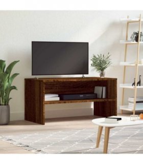 vidaXL TV Cabinet Brown Oak 80x40x40 cm Engineered Wood