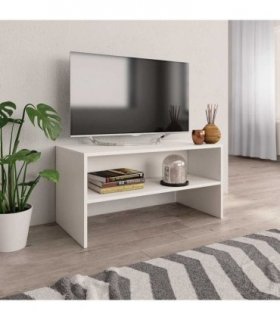 vidaXL TV Cabinet White 80x40x40 cm Engineered Wood