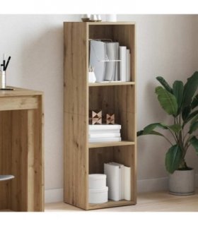 vidaXL Book Cabinet Artisan Oak 36x30x114 cm Engineered Wood — Size: 36 x 30 x 114 cm