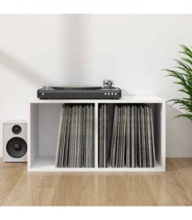vidaXL Vinyl Storage Box White 71x34x36 cm Engineered Wood