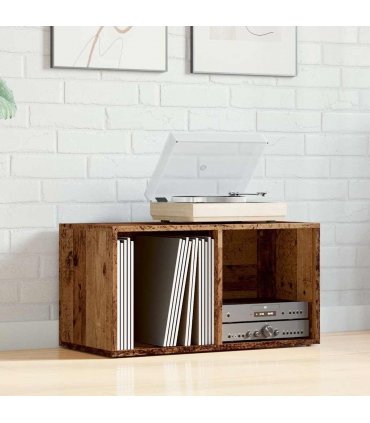 vidaXL LP Storage Box Old Wood 69.5x34x36 cm Engineered Wood