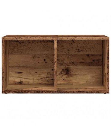 vidaXL LP Storage Box Old Wood 69.5x34x36 cm Engineered Wood