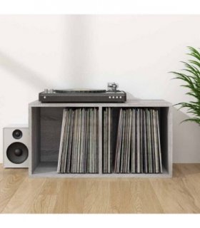 vidaXL Vinyl Storage Box Grey Sonoma 71x34x36 cm Engineered Wood