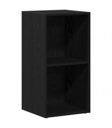 vidaXL LP Storage Box Black Oak 71x34x36 cm Engineered Wood