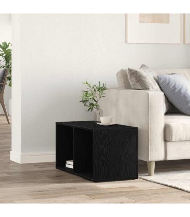 vidaXL LP Storage Box Black Oak 71x34x36 cm Engineered Wood