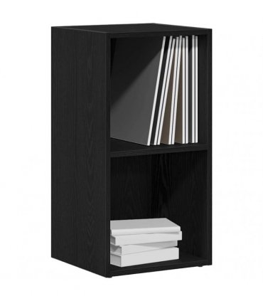vidaXL LP Storage Box Black Oak 71x34x36 cm Engineered Wood
