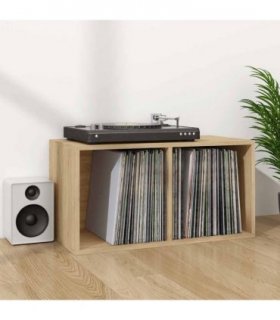 vidaXL Vinyl Storage Box Sonoma Oak 71x34x36 cm Engineered Wood