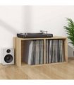 vidaXL Vinyl Storage Box Sonoma Oak 71x34x36 cm Engineered Wood