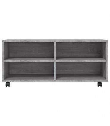 vidaXL TV Cabinet with Castors Grey Sonoma 90x35x35 cm Engineered Wood