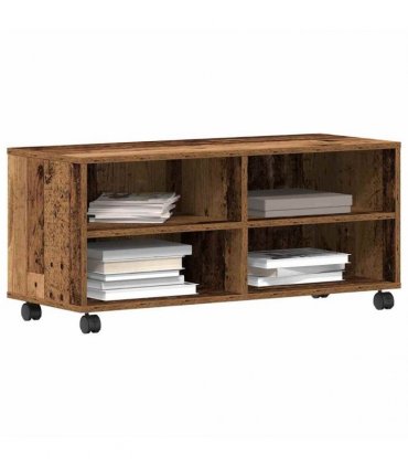 vidaXL TV Cabinet Brown 90 x 35 x 40.5 cm Engineered wood — Colour: Old wood